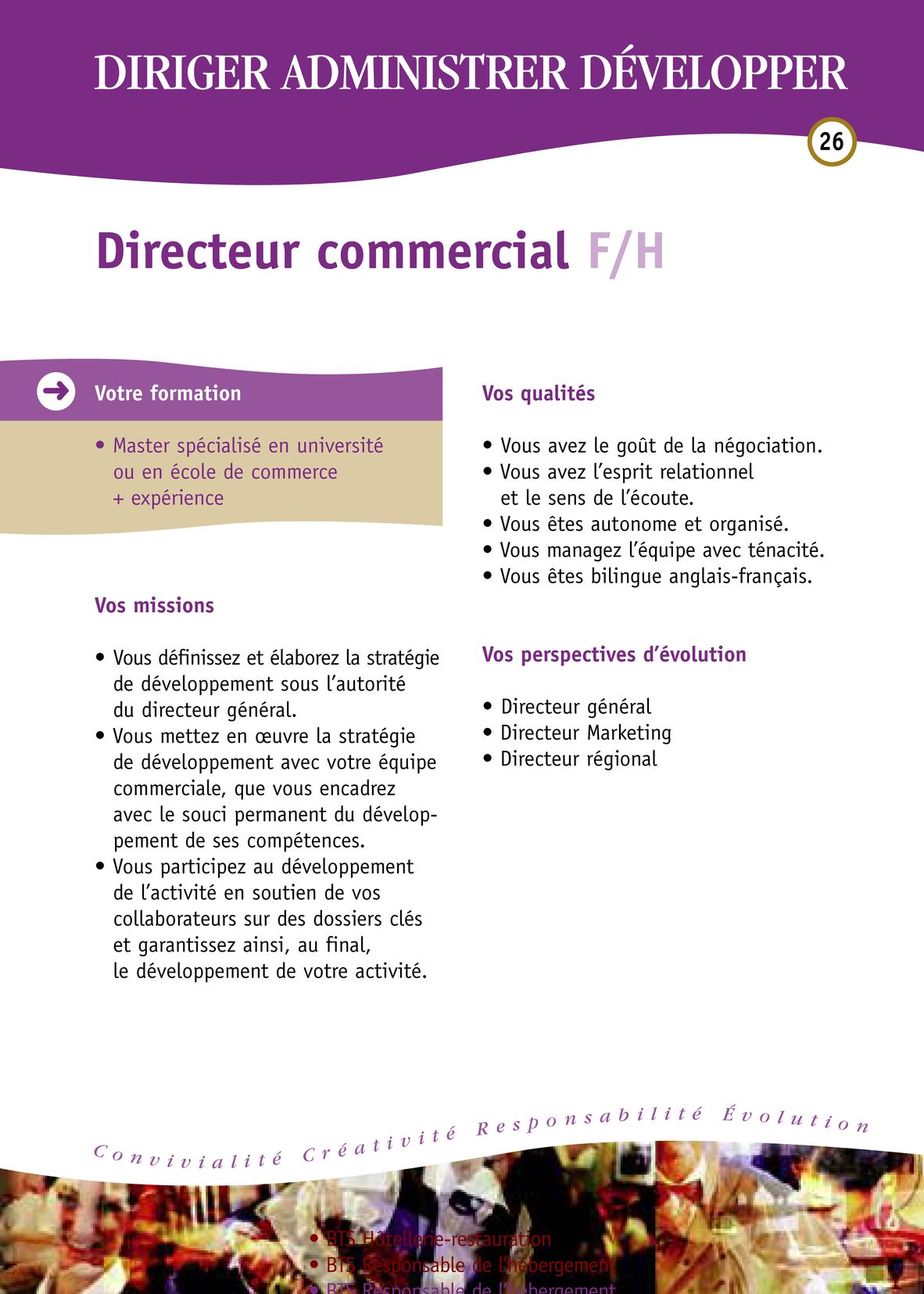 fiche de poste agent polyvalent restauration