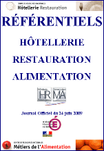 Logo BTS Hôtellerie-Restauration. Référentiel de mise à niveau