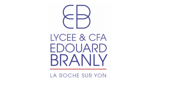 Logo Le Lycée Professionnel Edouard Branly de La Roche sur Yon célèbre les Erasmus Days 2022