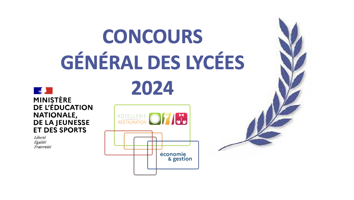 Logo Concours général des lycées en STHR session 2024