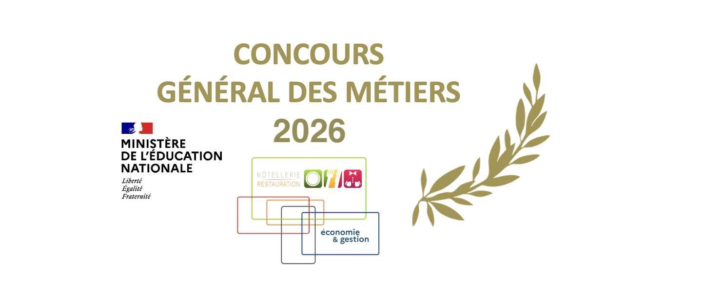 Logo Concours général des métiers Hôtellerie-Restauration - 2026