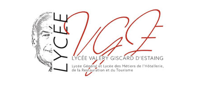 Logo Visite du Président Macron au lycée hôtelier de Chamalières