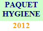 Logo Paquet hygiène et formations - 2012