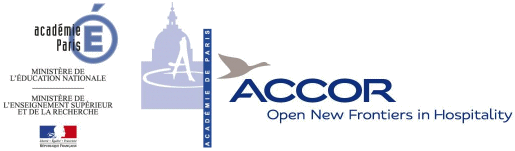 Logo Convention de partenariat Académie de Paris - Accor