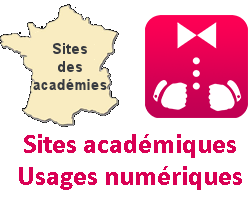 Logo Académies et Dane - les sites par ordre alphabétique