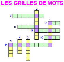 Logo Grilles de mots 2021. MàJ Octobre