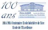 Logo Centenaire de l'École hôtelière de Nice