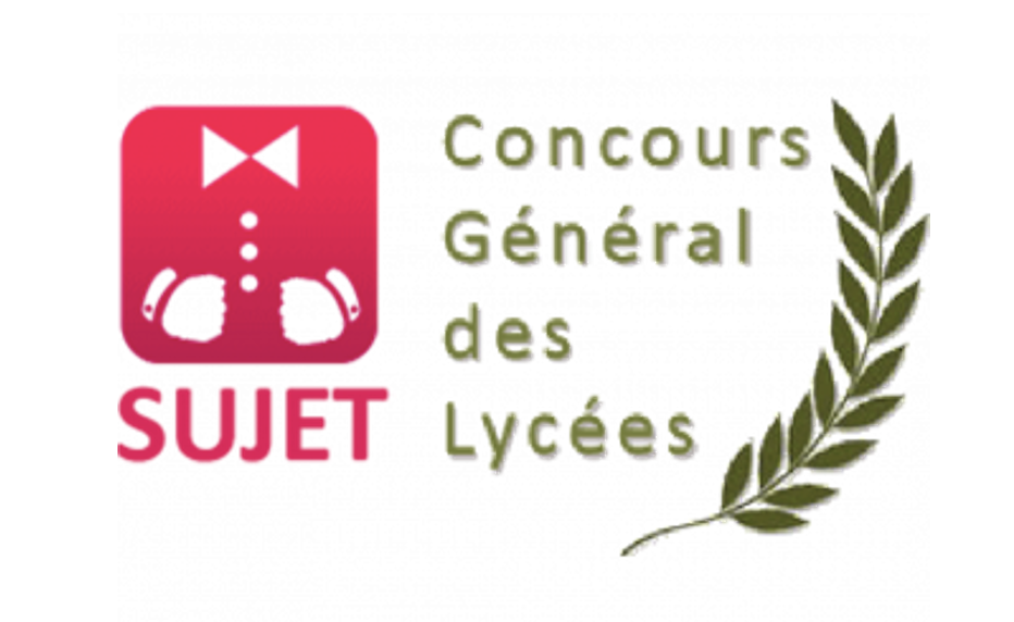 Logo Concours Général des Lycées. Sujet 2022