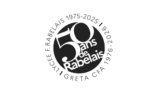 Logo 50 ans du Campus Rabelais de Lyon-Dardilly