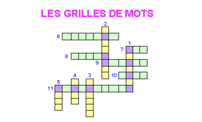 Logo Grilles de mots 2021. MàJ Octobre