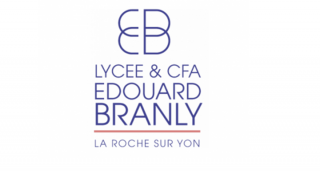 Logo Le Lycée Professionnel Edouard Branly de La Roche sur Yon célèbre les Erasmus Days 2022