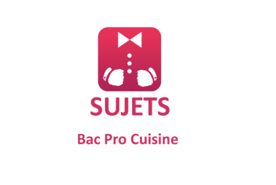 Logo Bac Pro Cuisine. Session 2023