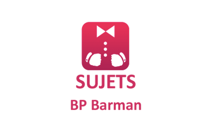 Logo BP Barman. Sessions 2018, 2019, 2020.