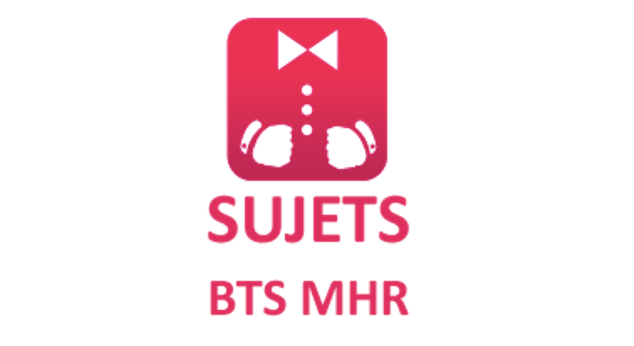 Logo BTS MHR 2021. Sujets d'examen