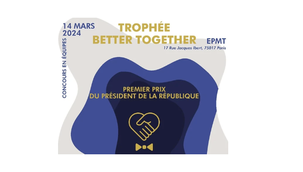Logo Première édition du Trophée "Better Together" 2024