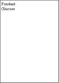 Zone de Texte: FondantGlucose